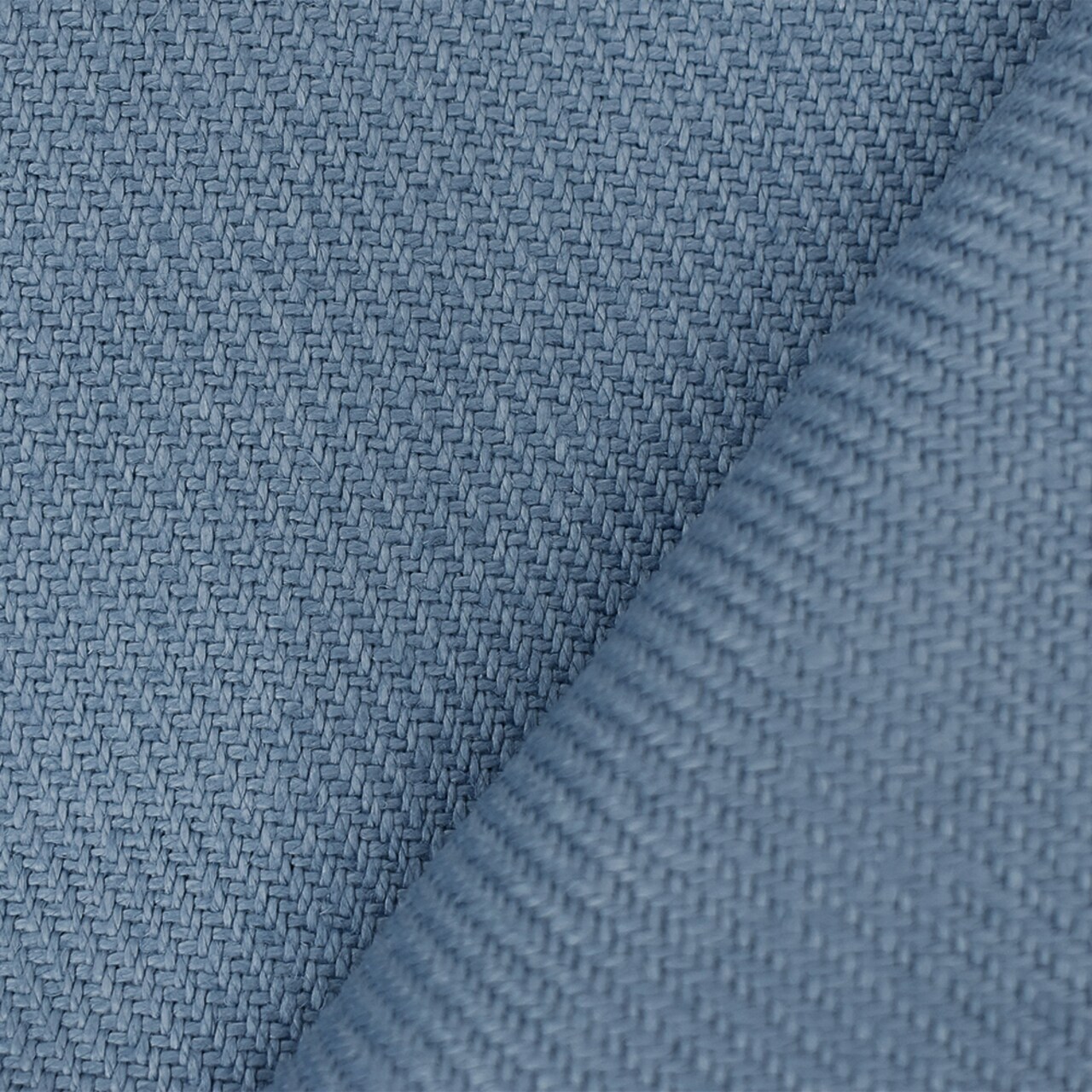 Periwinkle Blue Moygashel Twill Irish Linen Solid Woven Home Decorating Fabric By the Yard